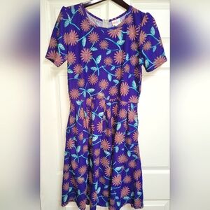 LulaRoe floral midi dress